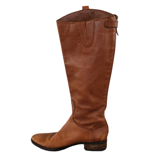 LAST CHANCE OFF* Sam Edelman Riding Equestrian Leather Knee High Boots Sz 7M - Picture 9 of 14
